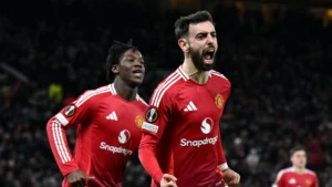 Bruno Fernandes Manchester United Liga Europa